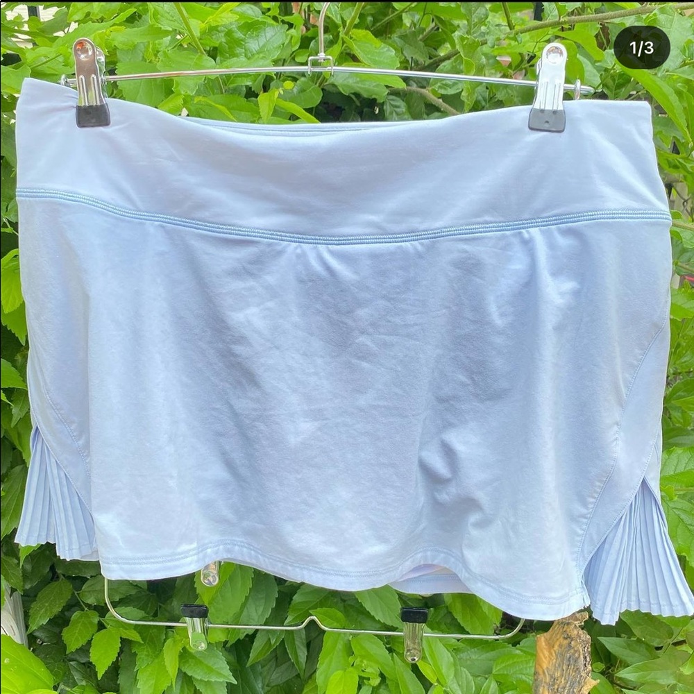 lululemon play off the pleats mid rise skirt